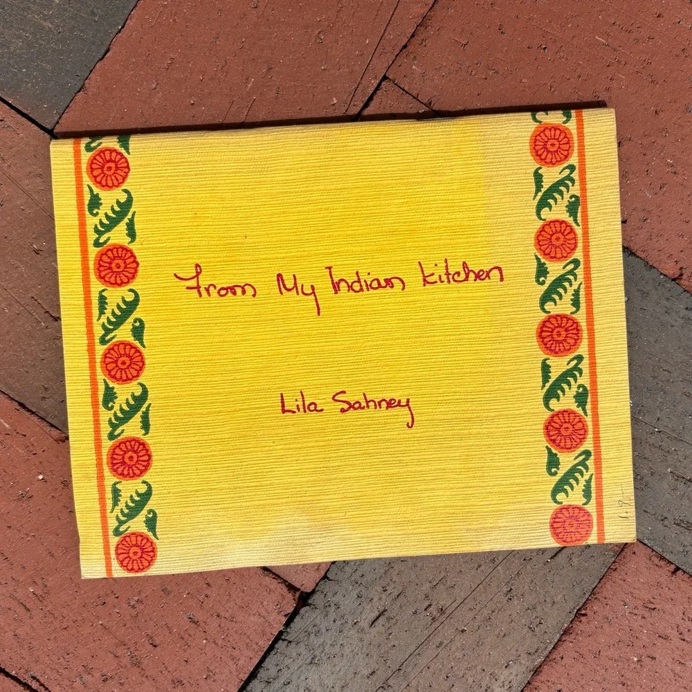 1972 From My Indian Kitchen Lila Sahney Rare New Delhi Indi Chutney Naan Recipes